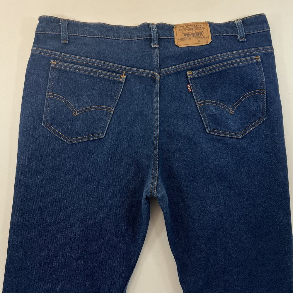 Vintage 80s 1989 Levis 517 Jeans Mens 42x32 Red Tab Bootcut Made in USA